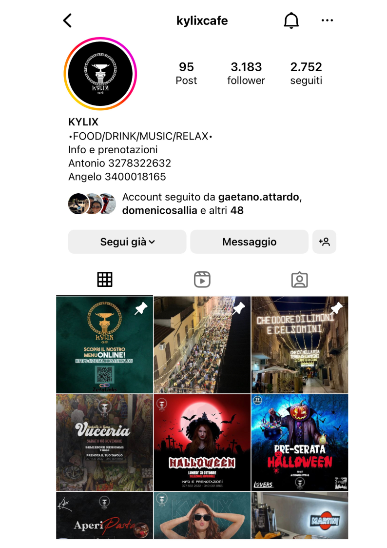 Kylix Feed Redesign (Before/After) — Before